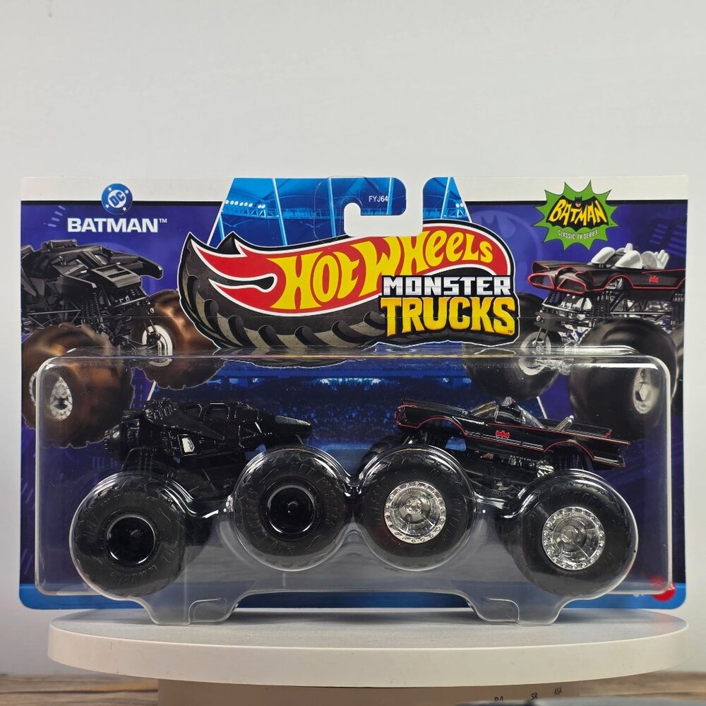 Hot Wheels Monster Trucks Batman Demolition Doubles Set